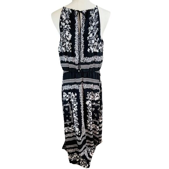 JULIA JORDAN Black White Print Maxi Dress Sz 16 New NWT Cruise Vacation Wedding - Picture 7 of 13